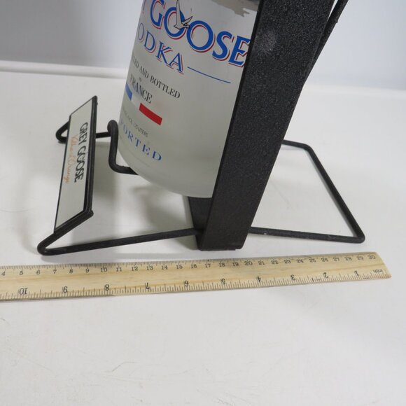 Grey Goose Vodka 1.75 Liter Bottle + Rare Display Stand Dispenser - Picture 13 of 15